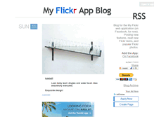 Tablet Screenshot of blog.myflickrapp.com
